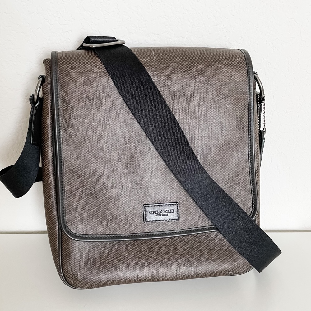 Coach Houston Map Bag